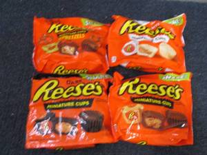 4- 10.2 oz Bags Assorted Reeses ...