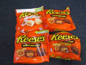 4- 10.2 oz Bags Assorted Reeses ...