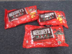 3- 9.9 oz Bags Hersheys Miniatures...