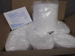Case of KimTech Dry Wipe Roll , Whi...