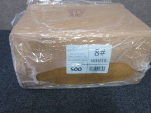 Pack of 500 8# White GroceryLunch ...