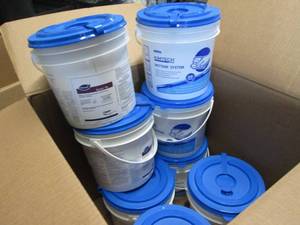 Box of 8 Bucket Canisters KimTech W...