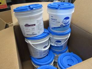 Box of 8 Bucket Canisters KimTech W...