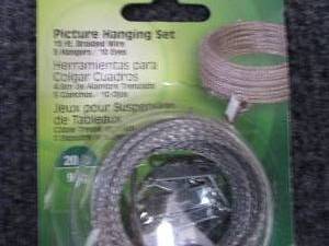 4 pks Anchor Wire Picture Hanging S...