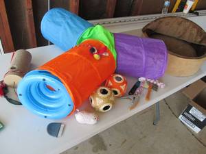 Cat bed and so many cat toys your c...