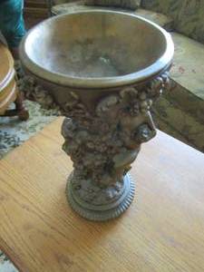 13.5 tall cherub decor pedestal di...