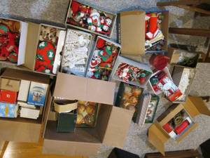 Large Christmas lot includes candle...