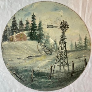 lot 27 image: Sensational Hand Painted Saw Blades