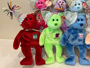 lot 62 image: Complete Set of Beanie Baby Birthday Month Bears
