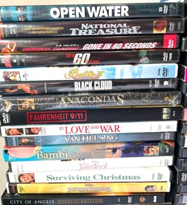 lot 91 image: DVDs and Blue ray Movie Grouping