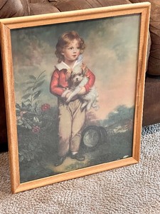 lot 101 image: Framed Vintage Master Simpson Print by Arthur W. Devis