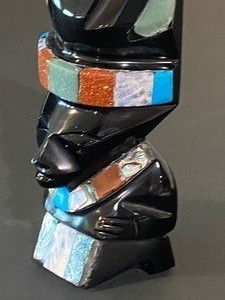 lot 190 image: Fun Onyx Aztec Figurine