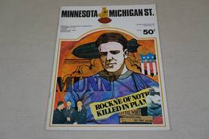 lot 12 image: Game Program - Gophers Football vs Michigan St - November 18, 1972