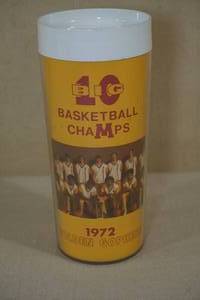 lot 30 image: 1972 Minnesota Golden Gophers Basketball Big 10 Champs Cup