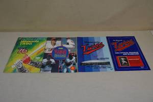 lot 43 image: Vintage Minnesota Twins Scorecards and Programs
