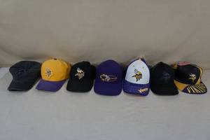 lot 63 image: Vintage Minnesota Vikings Hats