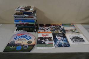 lot 70 image: Assorted Sports Books - Twins, Mantle, Millers, Tarkenton, Rodman