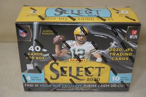 lot 73 image: 2020 Panini Select MEGA Football Card Box
