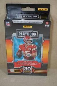 lot 79 image: 2021 Panini Playbook Football Card Hanger Box