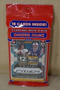 lot 81 image: 2021 Panini Prizm Football Card Hanger Pack - with Bonus