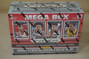 lot 84 image: 2021 Panini Prizm Draft Picks Basketball Card MEGA Box