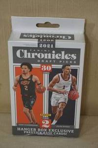 lot 88 image: 2021 Panini Chronicles Draft Picks Basketball Card Hanger Box