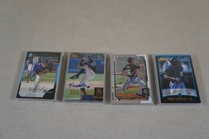 lot 202 image: Baseball Cards - Many In Person Autos and Prospects - AL