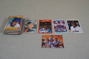 lot 204 image: In Person Auto Baseball Cards - Sosa, Biggio, Ozzie, Sheffield, Gooden