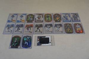 lot 216 image: Football Cards - Cole Kmet 10 Jersey Card
