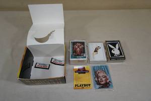 lot 248 image: Assorted Adult Cards - Marilyn, Playboy, Dollhouses - Signed St George