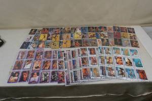 lot 259 image: Binder Pages of Adult Cards - Pin-Ups, Dollhouses, Celebrities