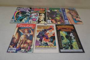 lot 261 image: Marvel Comic Books - Namor, Power Pack, Trouble