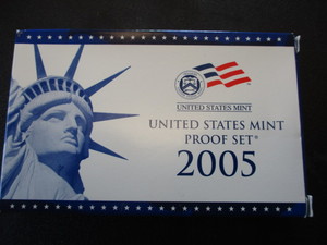2005-S US Mint Proof Set in original government packaging wstate quarters