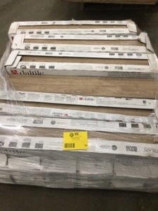 Lot of 19 Cases Daltile Trace Meadow 6 in. x 36 in. Golden Brown Glazed Porcelain Floor and Wall Tile (14.5 sq. ft.Case) Customer return state terms on Auction