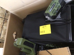 62V Cordless 3-in-1 High Wheel Push Walk Behind Mower, Brushless 22 In. By green machine customer returns see terms on auction