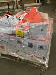 Pallet of home light string trimmers various conditions customer returns sea terms on auction
