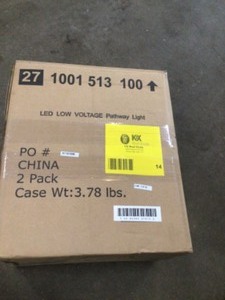 LED low voltage path light customer return see terms on auction