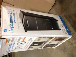 Architectural Mailboxes Elephantrunk Black, Extra Large, Aluminum, Locking, Parcel Drop Customer Returns See Terms on Auction