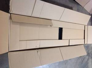 Husky Ready-to-Assemble 24-Gauge Steel Freestanding Garage Cabinet in Black (36 in. W x 72 in. H x 18 in. D)  Customer Returns See Terms on Auction