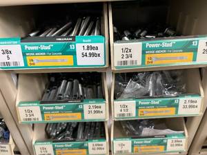 ASSORTED POWER STUDS WITH CABINET