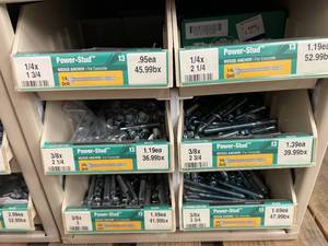 ASSORTED POWER STUDS WITH CABINET