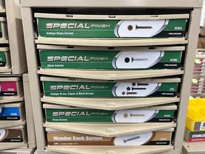 5 DRAWER CABINET WITH SPECIAL FINISH SCREWS