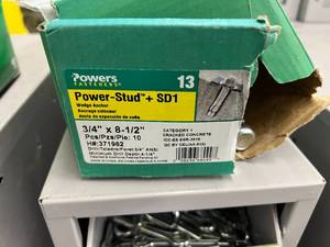 1 BOX POWER-STUD WEDGE ANCHOR