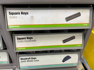 3 DRAWER CABINET WITH ASSORTED KEYS