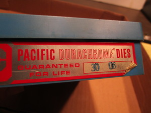 lot 97 image: Pacific Durachrome die, 30-06...