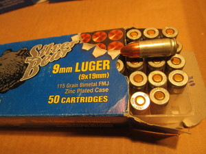 lot 132 image: Ammo - 9mm Luger, 144 rounds...