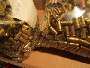 lot 140 image: Brass 45 ACP Win - approx 8lbs and...