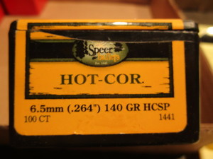 lot 148 image: HotCor bullets 6.5mm (.264) 140gr H...