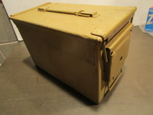 lot 156 image: Ammo box, metal 6x12x7.25H...