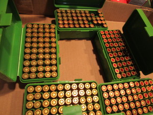 lot 183 image: Ammo reloads 7.62x25, 5 boxes...